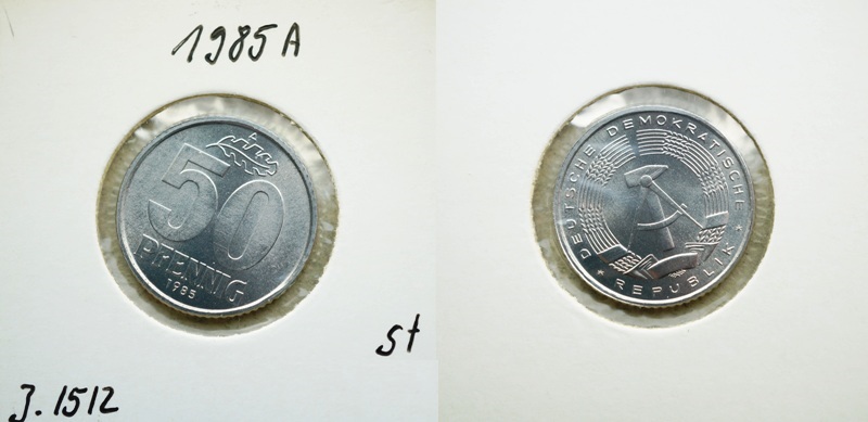  DDR 50 Pfennig 1985 A   