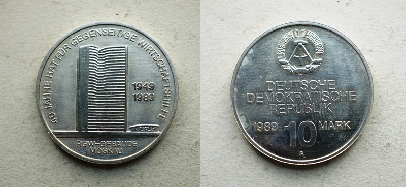  DDR 10 Mark 1989 A   