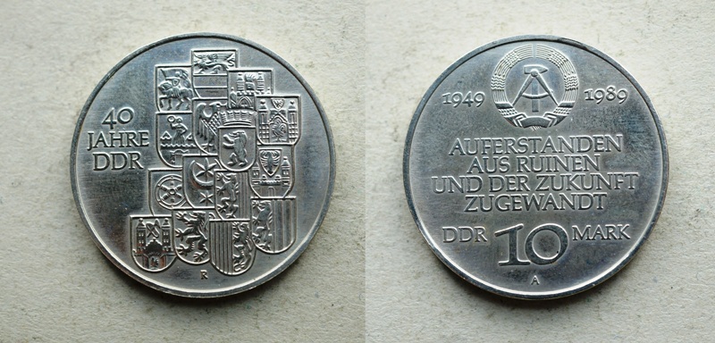 DDR 10 Mark 1989 A   