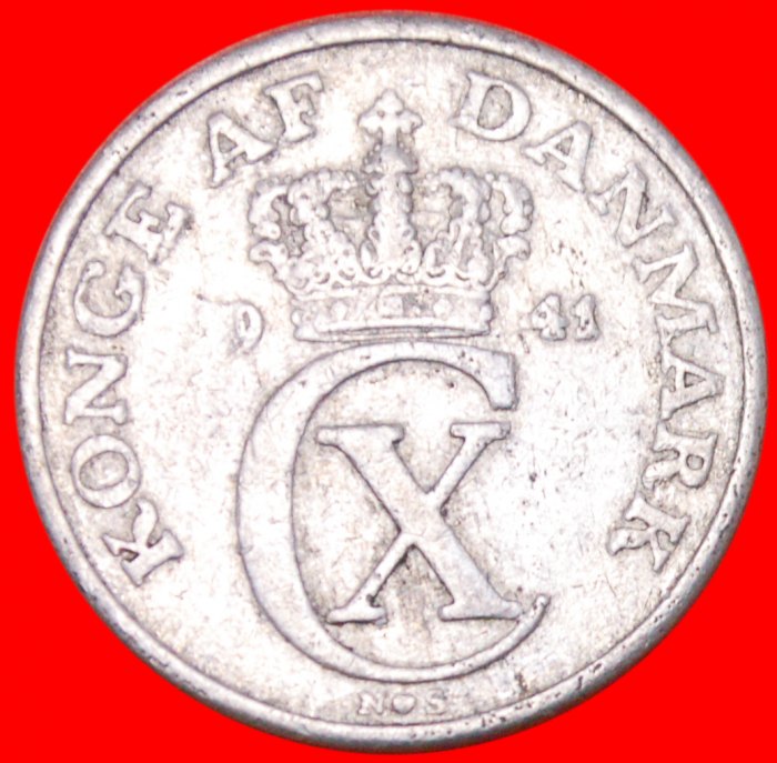  * OCCUPATION by GERMANY (1941-1945): DENMARK ★ 5 ORE 1941! NOT WIDE RIM! LOW START ★ NO RESERVE!   