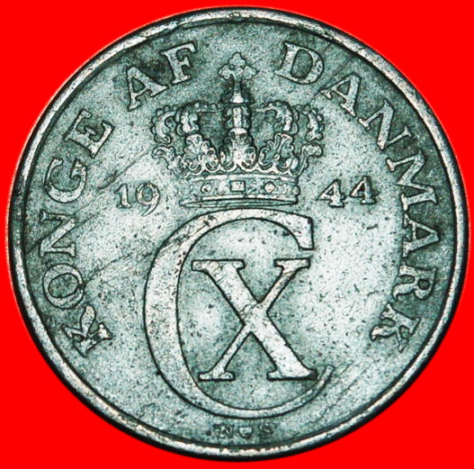  * OCCUPATION by GERMANY ZINC (1942-1945): DENMARK ★ 5 ORE 1944! LOW START ★ NO RESERVE!   
