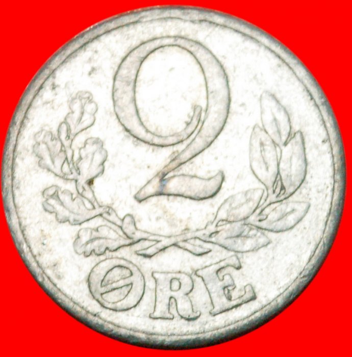  * OCCUPATION by GERMANY (1941-1947): DENMARK ★2 ORE 1941! LOW START ★ NO RESERVE!   
