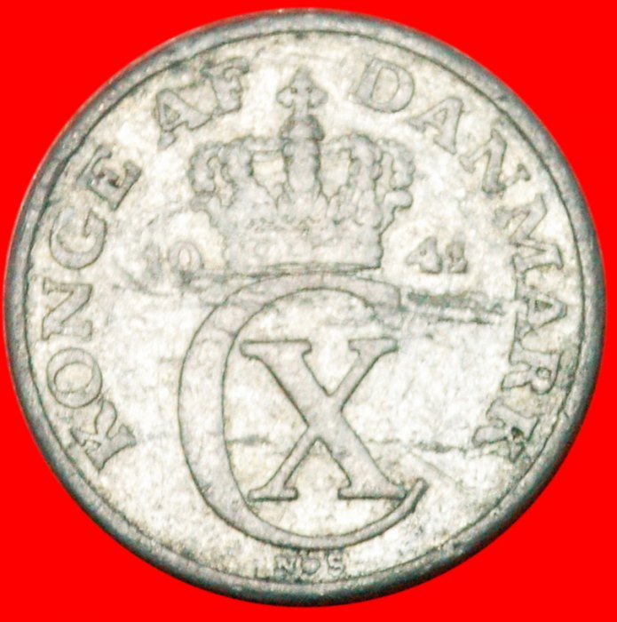  Ⰶ OCCUPATION by GERMANY (1941-1947): DENMARK ★2 ORE 1941! LOW START ★ NO RESERVE!   