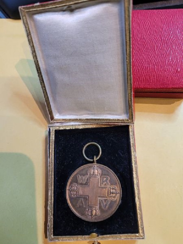  Brandenburg Preußen Rote Kreuz Medaille in O.Kiste Münzenankauf Koblenz Frank Maurer j541   