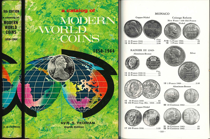  Yeoman, R.S.; Katalog Modern Wold Coins 1850-1964; 1968   