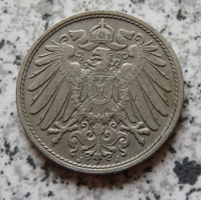  Kaiserreich 10 Pfennig 1913 J   