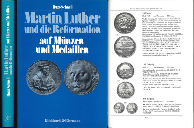  Schnell, Hugo; Martin Luther und die Reformation auf Münzen und Medaillen; München 1983   
