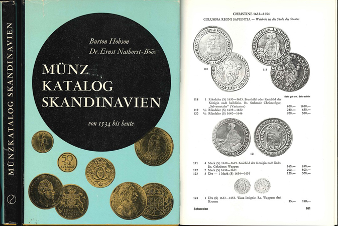  Hobson, Burton, Nathorst-Böös, Dr. Ernst; Münz Katalog Skandinavien von 1534 bis heute; 1971   