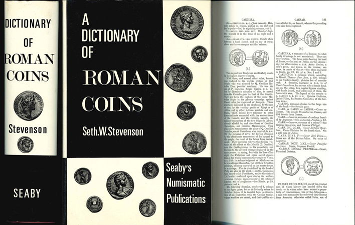  Stevenson, Seth.W.;Seaby´s Numismatic Publications; A Dictionary of Roman Coins; 1964   