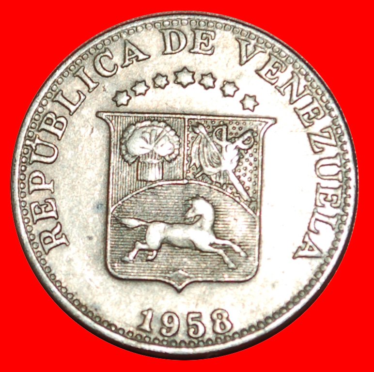  * USA: VENEZUELA ★ 5 CENTIMOS 1958! JUST PUBLISHED! LOW START ★ NO RESERVE!   