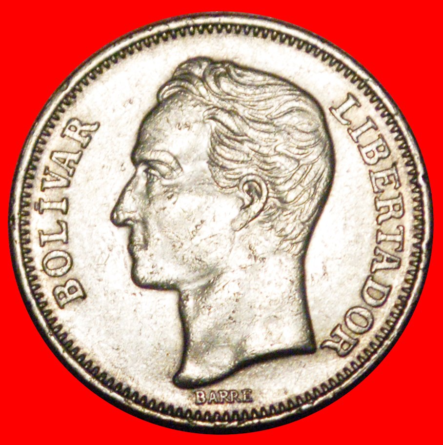  * GREAT BRITAIN: VENEZUELA ★ 1 BOLIVAR 1967! YEAR=TYPE BOLIVAR (1783-1830)★LOW START ★ NO RESERVE!   