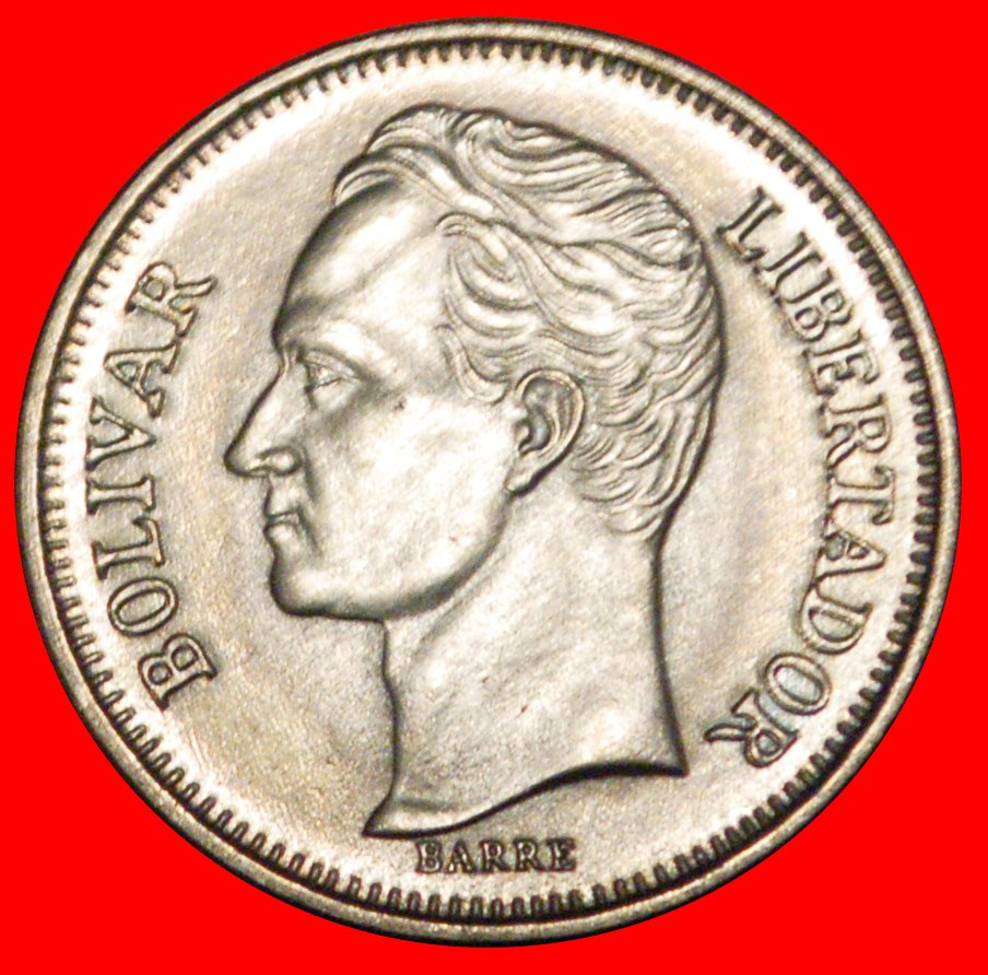  * GERMANY: VENEZUELA ★ 1 BOLIVAR 1989 UNC MINT LUSTRE! BOLIVAR (1783-1830)★LOW START ★ NO RESERVE!   