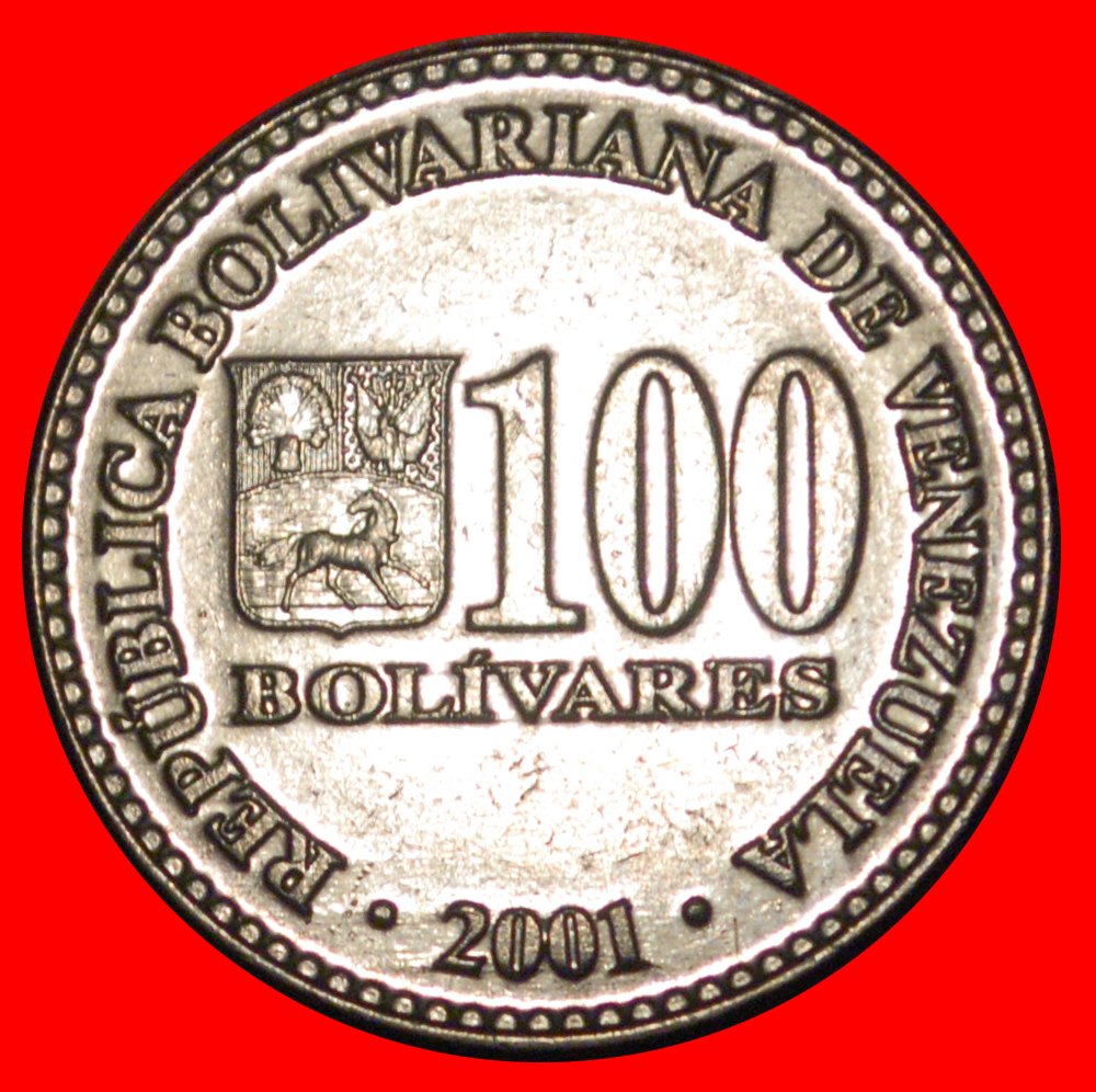 * BOLIVAR (1783-1830): VENEZUELA ★ 100 BOLIVARES 2001! CORNUCOPIAS!★LOW START ★ NO RESERVE!