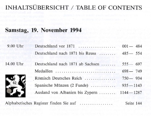  Gorny (München) Auktion 70 (1995) Mittelalter - Neuzeit ua. Funde spanischer Münzen aus Schatzfunden   