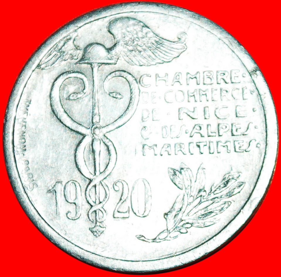  * CORNUCOPIA**FRANCE★ NICE et des ALPES MARITIMES 10 CENTIMES 1920!!! LOW START ★ NO RESERVE!   