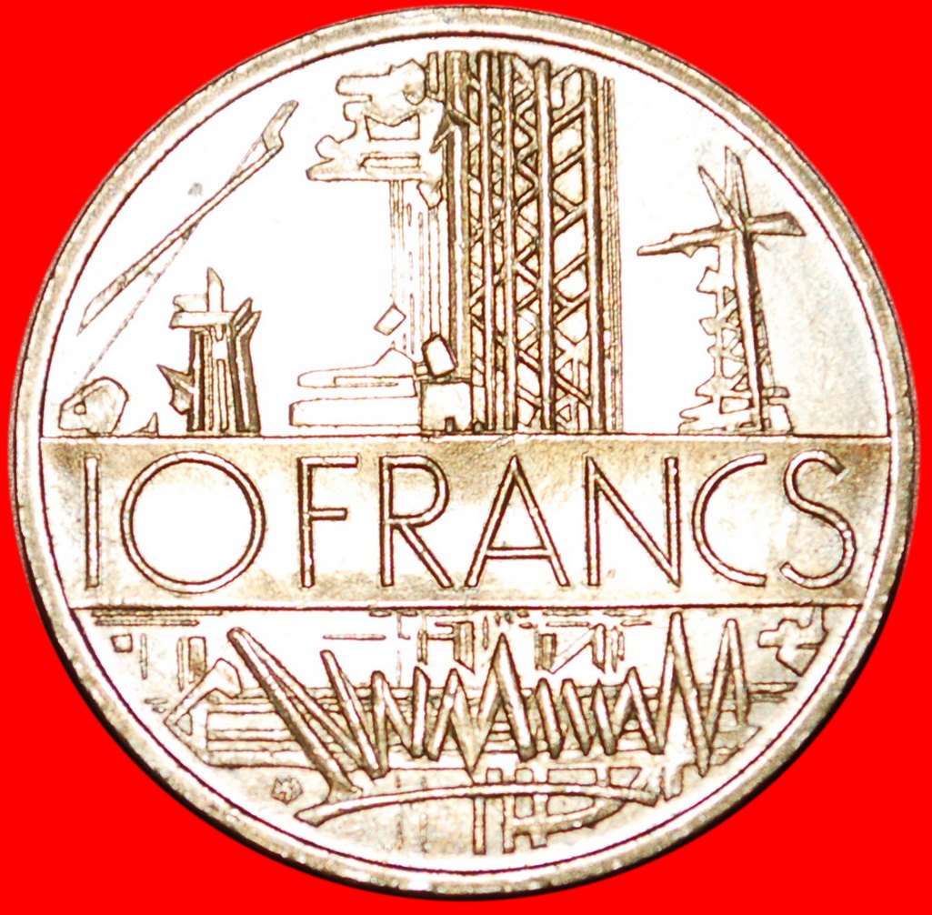  * STROMKARTE: FRANKREICH ★ 10 FRANCS 1976 uSTG! OHNE VORBEHALT!   