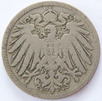  Deutsches Reich 10 Pfennig 1890 F K-N s   