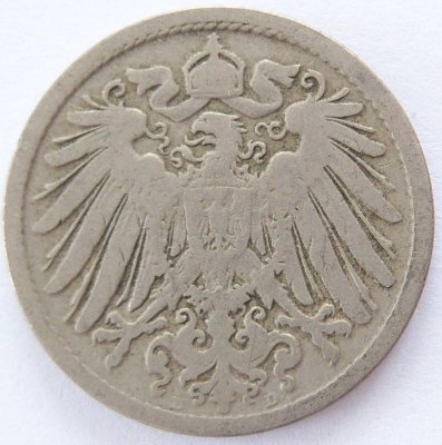  Deutsches Reich 10 Pfennig 1891 D K-N s+   