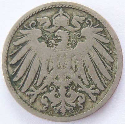  Deutsches Reich 10 Pfennig 1891 D K-N s+   