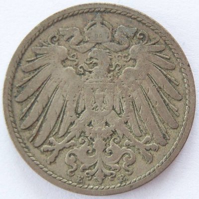  Deutsches Reich 10 Pfennig 1891 E K-N s   