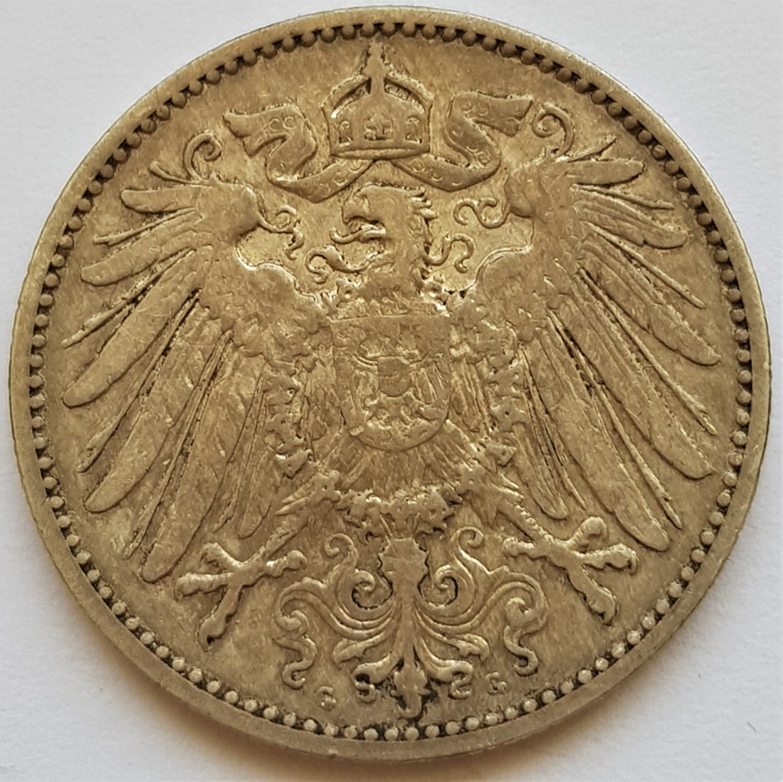  Kaiserreich - 1 Mark 1894 G - in sehr schön - seltener Jahrgang   