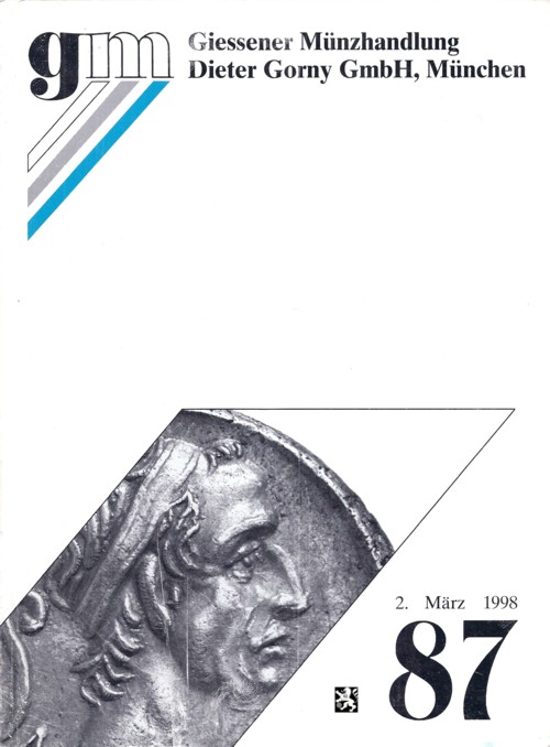  Gorny (München) Auktion 87 (1998) Münzen der Antike   