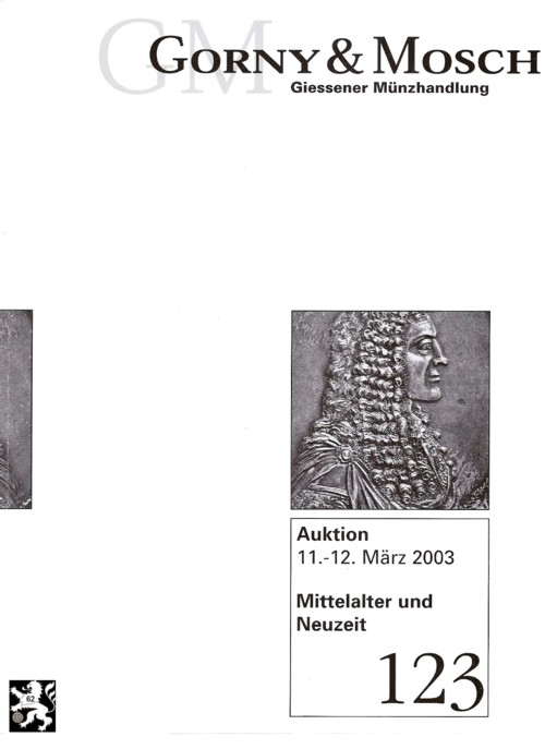  Gorny & Mosch (München) Auktion 123 (2003) Mittelalter - Neuzeit Sammlung europäisches Mittelalter 1   