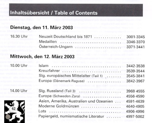  Gorny & Mosch (München) Auktion 123 (2003) Mittelalter - Neuzeit Sammlung europäisches Mittelalter 1   