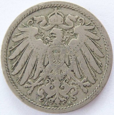  Deutsches Reich 10 Pfennig 1893 A K-N s-ss   