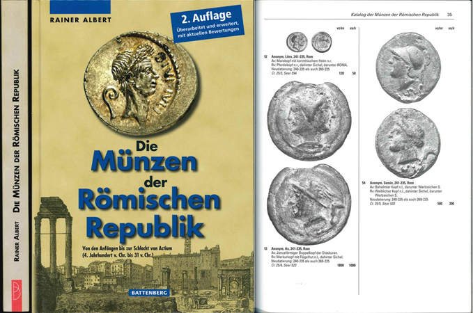  Albert, Rainer; Die Münzen der römischen Republik; 2. Auflage 2011   