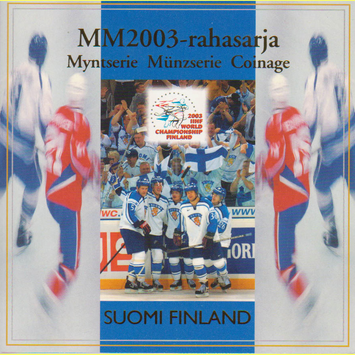  Offiz. Sonder-KMS Finnland *67. Eishockey-WM der Herren* 2003 nur 15.000St!   