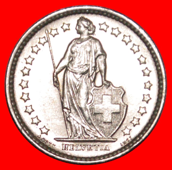  * SILVER (1875-1967): SWITZERLAND ★ 1/2 FRANC 1963B MINT LUSTRE! DISCOVERY LOW START! ★ NO RESERVE!   