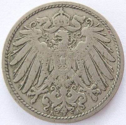  Deutsches Reich 10 Pfennig 1899 A K-N ss   