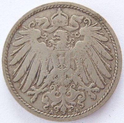  Deutsches Reich 10 Pfennig 1899 A K-N s-ss   