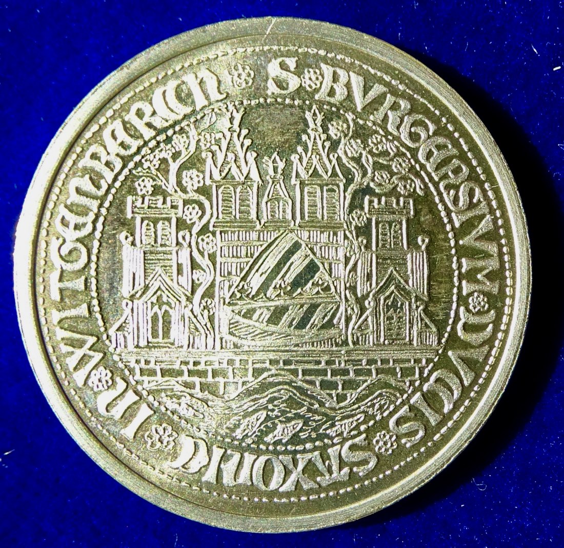  Lutherjahr 1983 DDR Cu/Ni Medaille zum 500. Geburtstag   