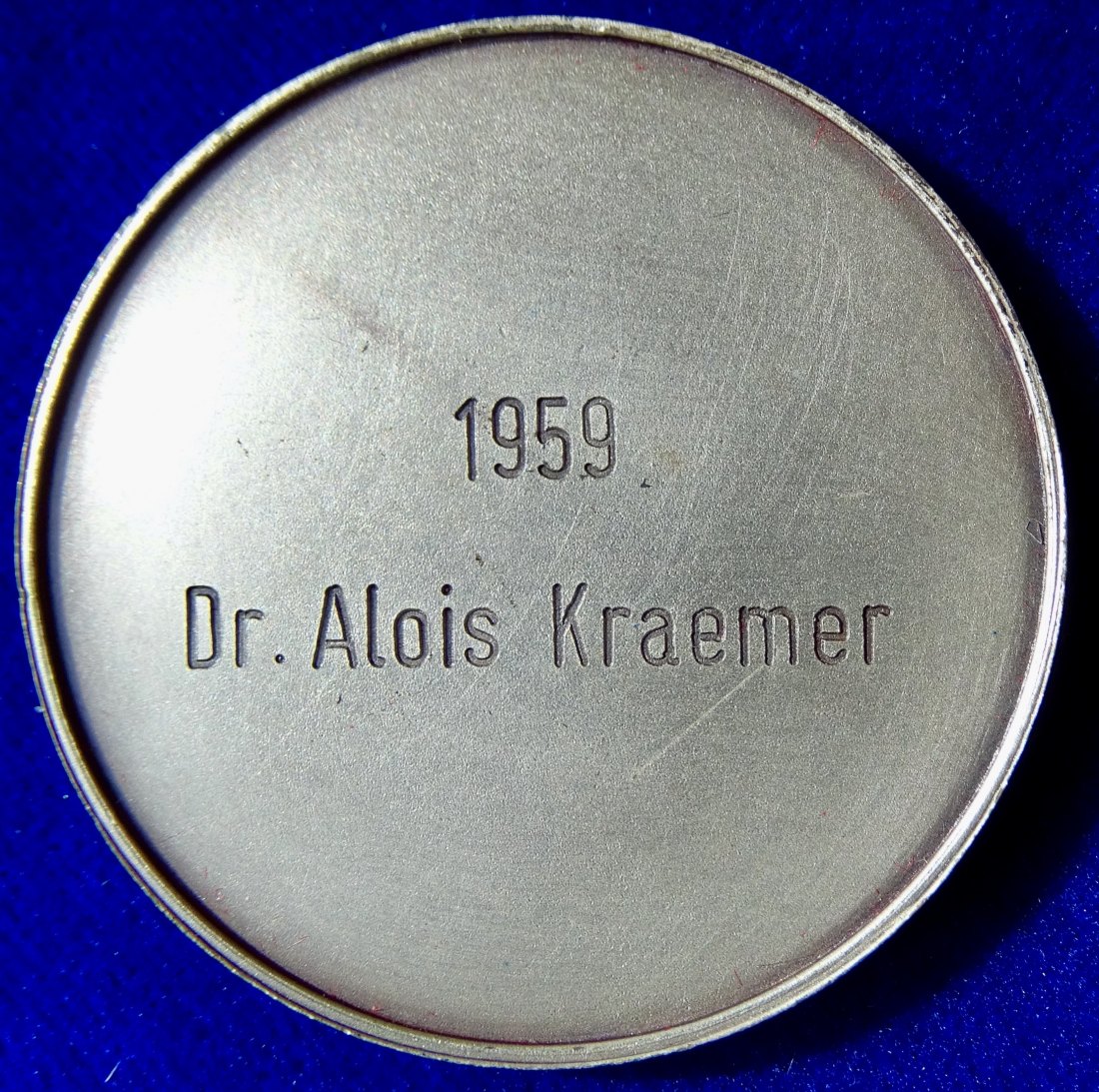 Landau i.d. Pfalz Silber-Medaille 1959 Philatelie für Oberbürgermeister Alois Kraemer   