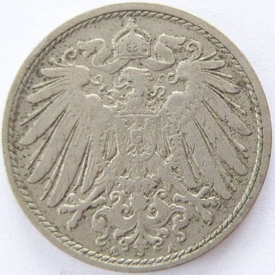  Deutsches Reich 10 Pfennig 1900 A K-N ss   