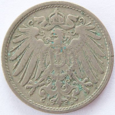  Deutsches Reich 10 Pfennig 1900 D K-N s   