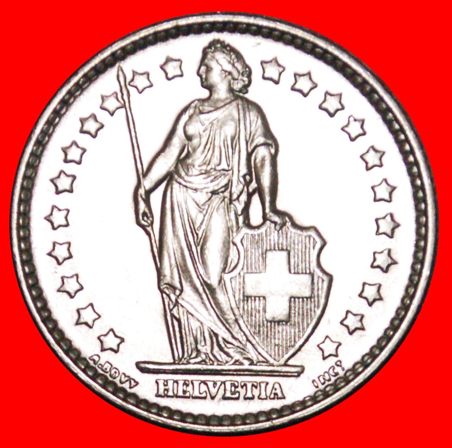  * SILBER (1875-1967): SCHWEIZ ★ 1 FRANKEN 1959B  VZGL STEMPELGLANZ! ENTDECKUNG MÜNZE OHNE VORBEHALT!   