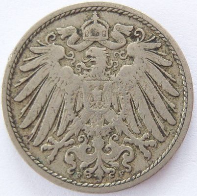  Deutsches Reich 10 Pfennig 1900 F K-N s-ss   