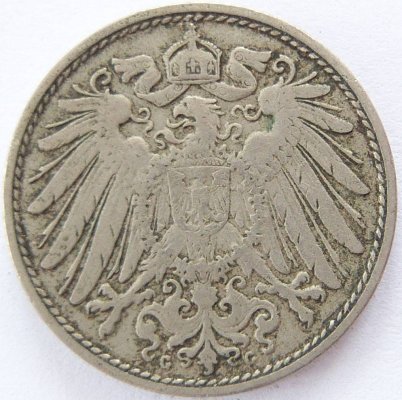  Deutsches Reich 10 Pfennig 1900 G K-N s-ss   