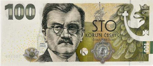 Tschechien Czech rep. 2022 - 100 kronen 100 korun KAREL ENGLIS UNC - RAR