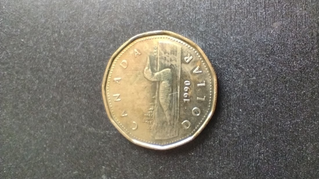  Kanada 1 Dollar 1990, Ente und QE2   