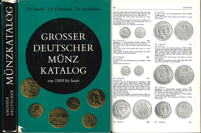  Dr.Arnold,Dr.Küthmann,Dr.Steinhilber;Grosser deutscher Münzkatalog v. 1800 bis heute;Battenberg 1971   