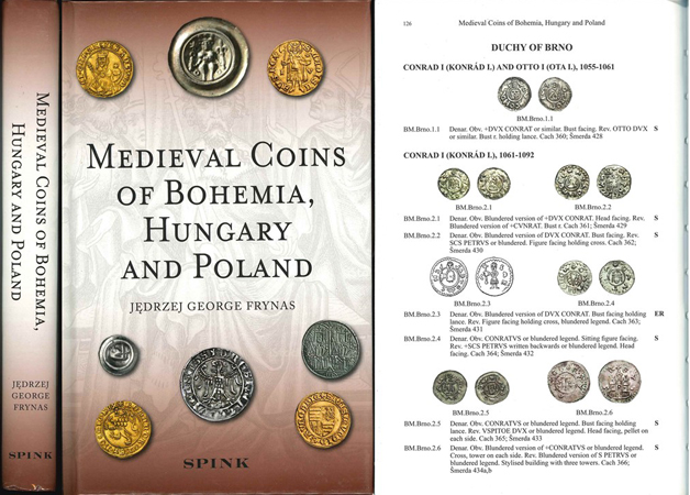  Jedrzej George Frynas; Medieval Coins of Bohemia, Hungary and Poland; London 2015   