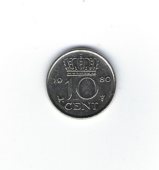  Niederlande 10 Cent 1980   