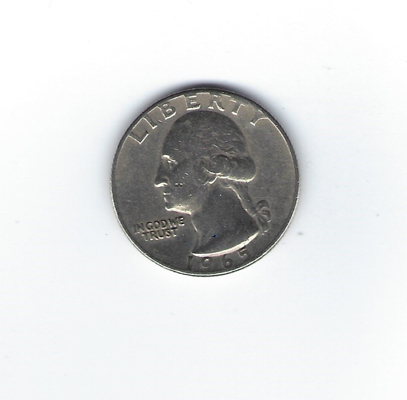  USA 1/4 Dollar 1965   