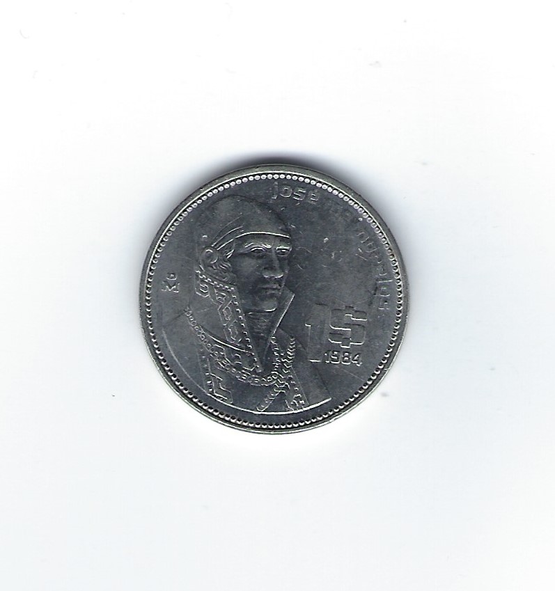  Mexiko 1 Peso 1984   