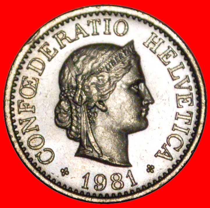  * LIBERTY (1879-2022): SWITZERLAND ★ 10 RAPPEN 1981! DISCOVERY COIN! LOW START★ NO RESERVE!   