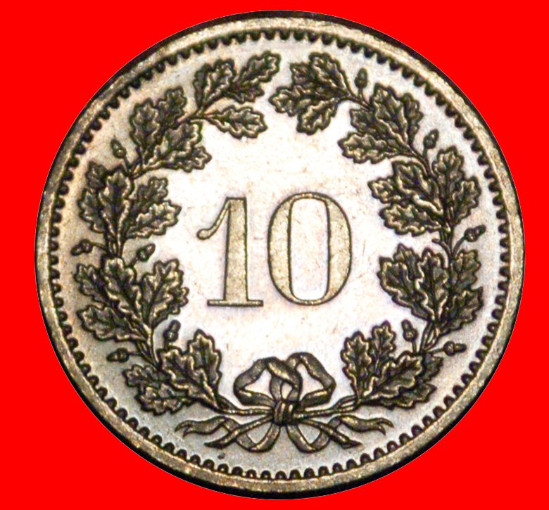  * LIBERTY (1879-2022): SWITZERLAND★10 RAPPEN 1982★DISCOVERY COIN★MINT LUSTRE★LOW START★ NO RESERVE!   